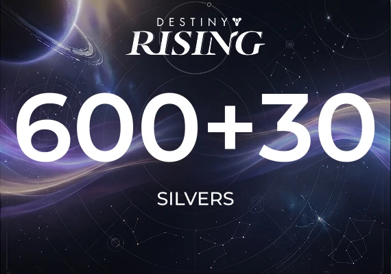 Destiny: Rising - 600 + 30 Silver Direct Top-Up - GLOBAL
